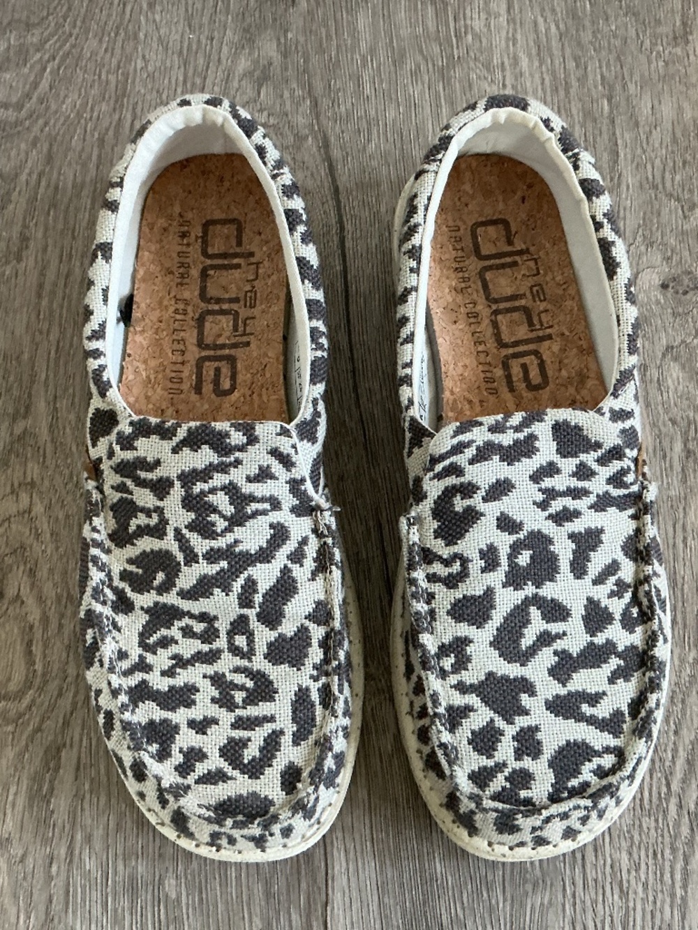 Hey Dude Misty Woven Cheetah Slip-On Shoes - 8